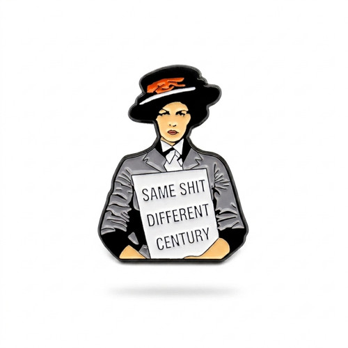 Emaille pin suffragette same - pin, "same