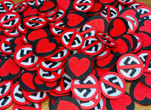 50x einkaufswagenchip liebe - 50x,