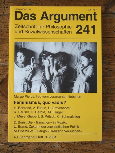 Das argument 241 2001 - argument, nr.